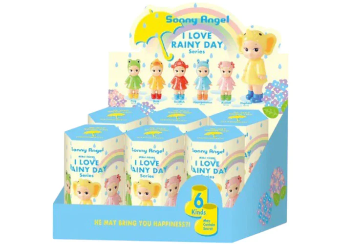 Sonny Angel I LOVE RAINY DAY Serie Versiegelter Karton (6 Blindboxen)
