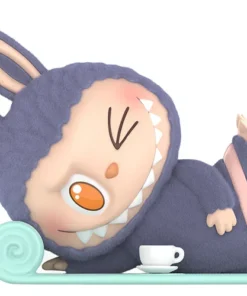 Pop Mart THE MONSTERS Labubu Lazy Yoga Serie Americano Figur