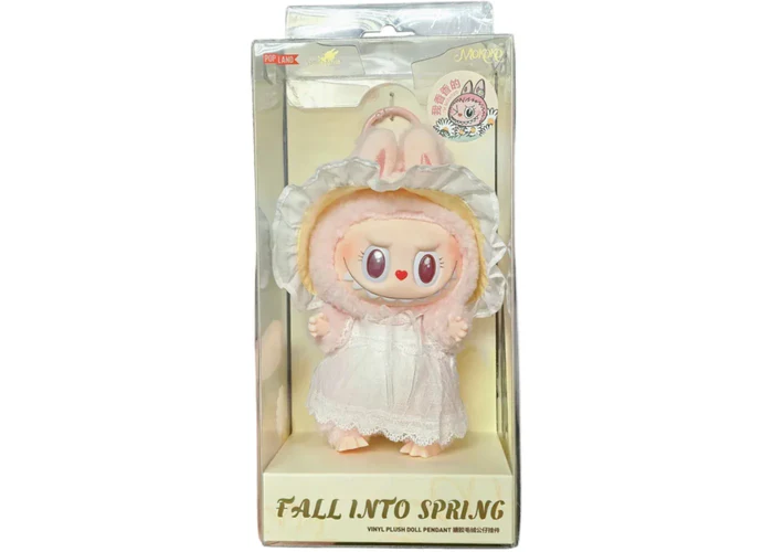 Pop Mart Labubu Mokoko Herbst in den Frühling Vinyl-Plüschanhänger