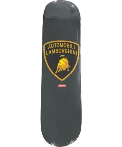 Supreme Automobili Lamborghini Skateboard Deck Schwarz