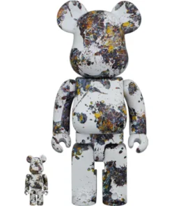 Bearbrick Jackson Pollock Studio (Splash) 100% & 400% Set