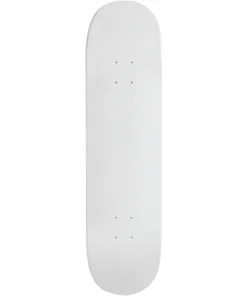 Supreme Tonal Box Logo Skateboard Deck Weiß