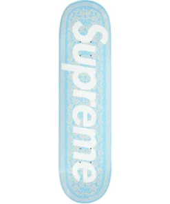 Supreme Celtic Knot Skateboard Deck Blau