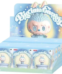Pop Mart Labubu The Monsters Big into Energy Serie Kristallkugel Versiegelter Kasten (6 Blindboxen)