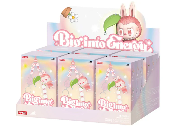 Pop Mart Labubu The Monsters Big into Energy Serie Handy-Anhänger Versiegelte Hülle (6 Blind Box)