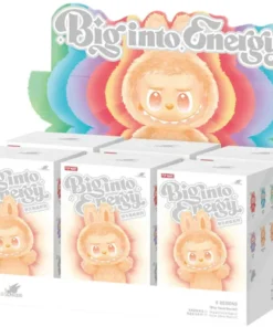 Pop Mart Labubu The Monsters Big into Energy Serie Vinyl Plüschanhänger Versiegelter Karton (6 Blindboxen)