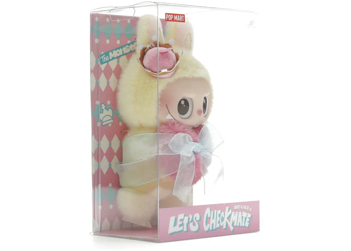 Pop Mart Labubu The Monsters Let's Checkmate Serie Vinyl Plüschtier zum Aufhängen