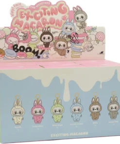 Pop Mart Labubu The Monsters Tasty Macarons Vinyl Face (x6 Blind Box Whole Set)