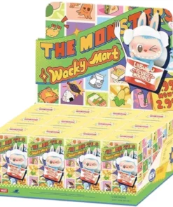 Pop Mart Labubu The Monsters Wacky Mart Serie Figuren Versiegelter Karton (12 Blindboxen)