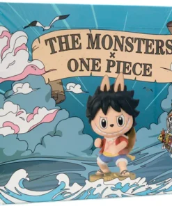 Pop Mart Labubu The Monsters x One Piece Serie Versiegelter Kasten (12 Blindboxen)
