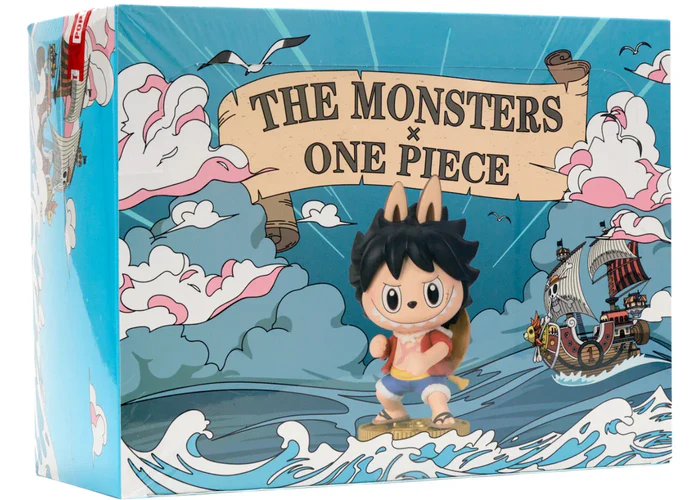 Pop Mart Labubu The Monsters x One Piece Serie Versiegelter Kasten (12 Blindboxen)