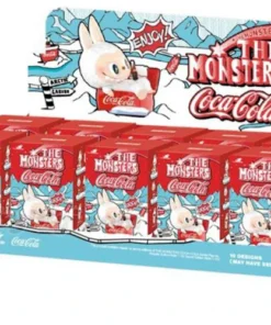 Pop Mart The Monsters Labubu Coca-Cola Serie Versiegelter Karton (10 Blindboxen)