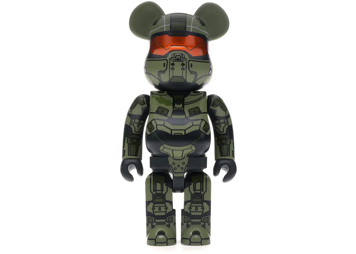 Bearbrick Halo Master Chief 400% Grün