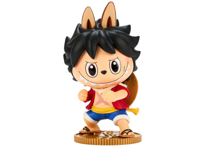 Pop Mart Labubu The Monsters x One Piece Serie Monkey D.Luffy Figur