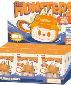 Pop Mart Labubu The Monsters Wacky Mart Serie Tumbler Blind Box Versiegelter Karton (6 Blind Boxen)