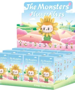 Pop Mart Labubu Die Monster Blumenelfen Serie Versiegelter Kasten (12 Blindboxen)