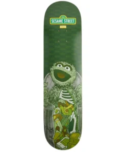 Kith x Sesame Street Oscar The Grouch Skateboard Deck Conifer