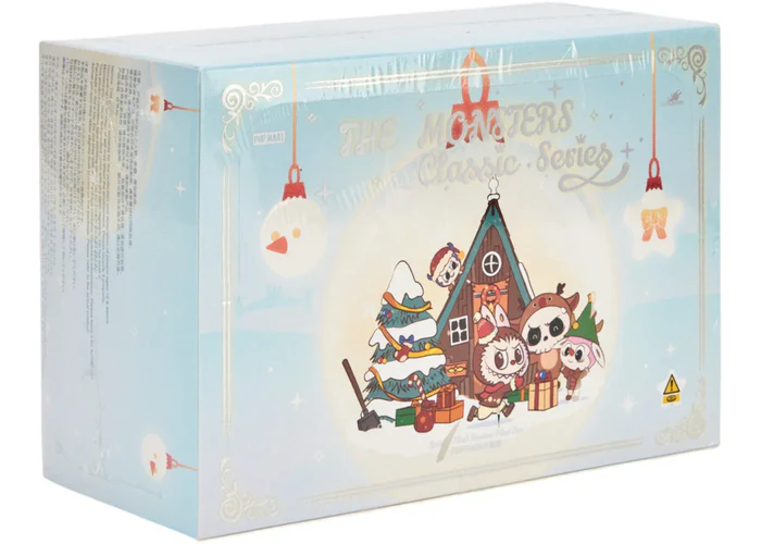 Pop Mart Labubu The Monsters Classic Series Glitzernder Plüschanhänger Versiegelter Karton (6 Blindboxen)
