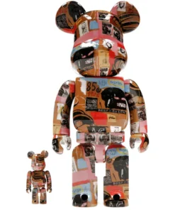 Bearbrick Andy Warhol x JEAN-MICHEL BASQUIAT #2 100% & 400% Set