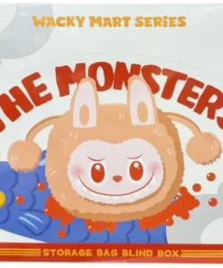 Pop Mart Labubu The Monsters Wacky Mart Serie Aufbewahrungsbeutel Versiegelter Karton (6 Blindboxen)