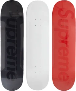 Supreme Tonal Box Logo Skateboard Deck Set Multicolor