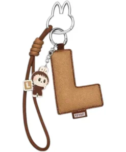 Pop Mart Labubu Die Monster Pin for Love Serie "L" Buchstabenanhänger