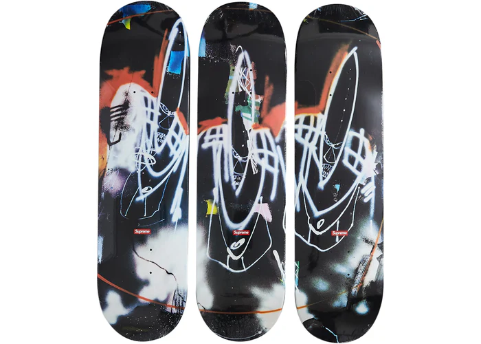 Supreme Futura Skateboard Deck Set Schwarz