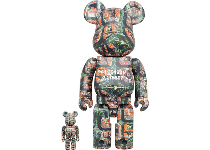 Bearbrick Benjamin Grant (Übersicht) Barcelona 100% & 400% Set