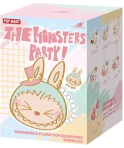Pop Mart Labubu The Monster Party Serie Wendbare Plüschpuppe Einzel-Überraschungsbox