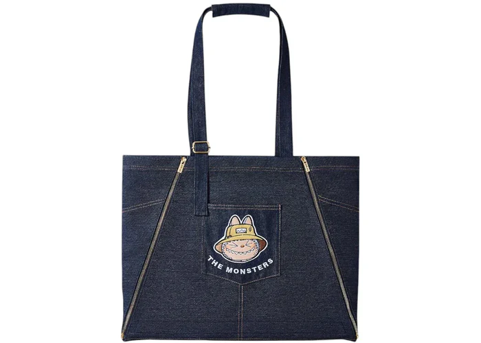 Pop Mart The Monsters Labubu Fall in Wild Series Denim Schürzentasche